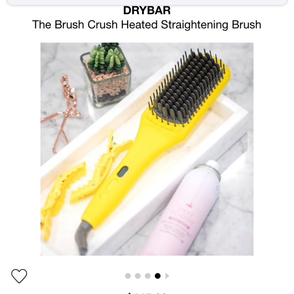 NEW DRYBAR BRUSHCRUSH heated straightener